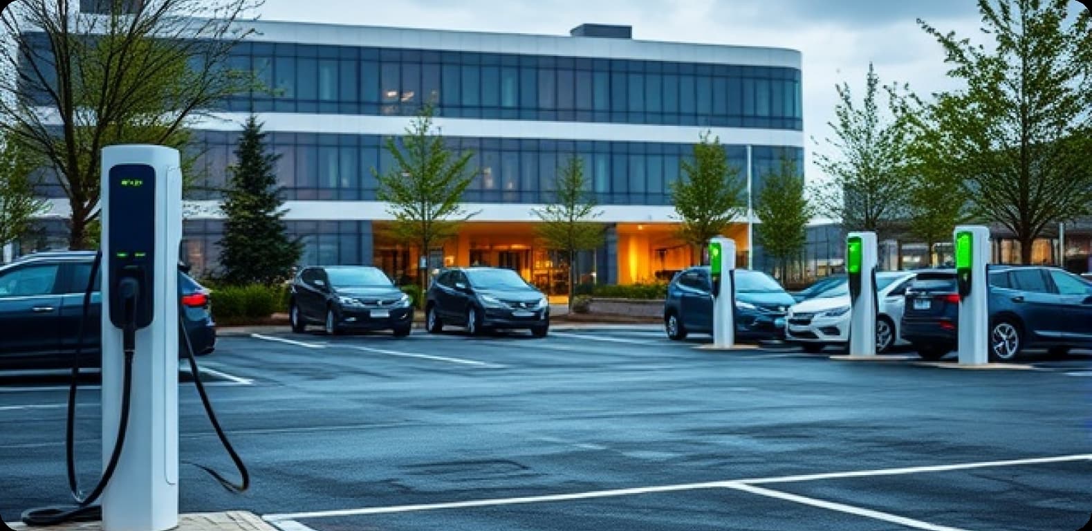 E²HUB Workplace Charging Solution - Business EV charging infrastructure