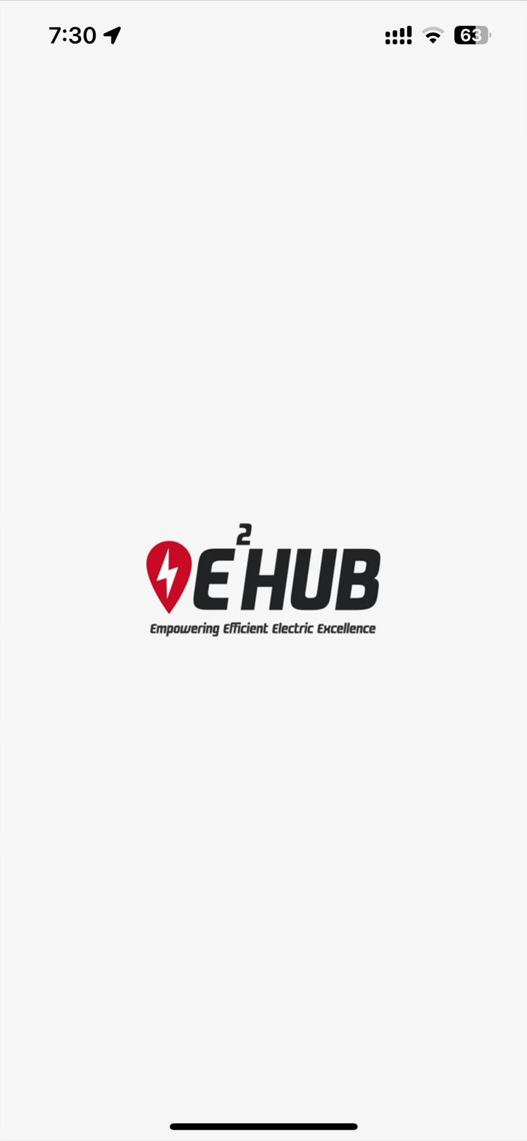 E²HUB Mobile App Interface - Station locator